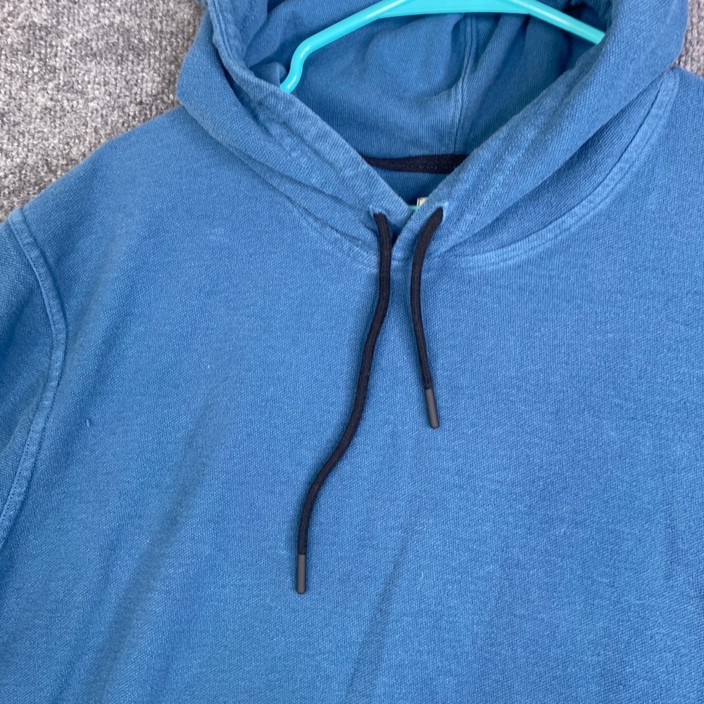 American Giant Mens XL Blue Cotton Pullover Hoodie Sweatshirt Made in USA - Picture 5 of 13